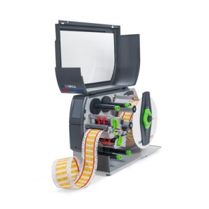 Thermal transfer printer, desktop, 300dpi, grey