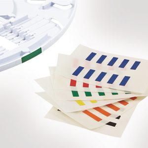 60 Vinyl Adhesive Tray Markers