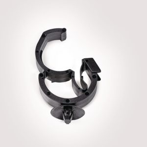 Cable clip for hole (oval), ⌀6.2 x 12.2 mm, Dmin=19.0mm, Dmax=28.0mm