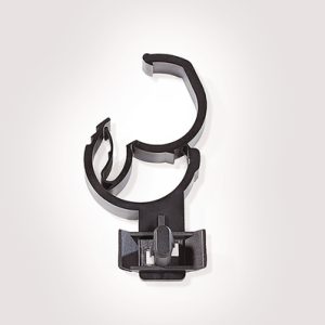 Cable clip for hole (oval), ?6.2 x 12.2 mm, Dmin=17.0mm, Dmax=28.0mm