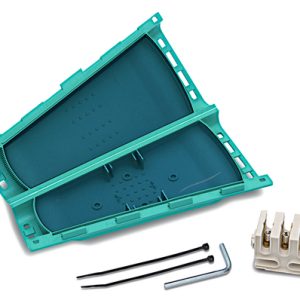 Gel cable joint, 9-30mm, 3 x 16mm? to 5 x 25mm?, L=260mm, Polypropylene (PP)/Silicone (SI), green