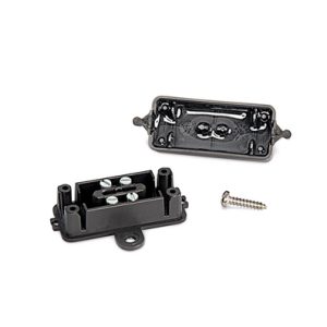 Gel cable joint, 4.8-6mm, 2 x 0.35mm? to 2 x 0.75mm?, L=44mm, Polyamide 6.6 V0 (PA66V0)/Silicone (SI), black
