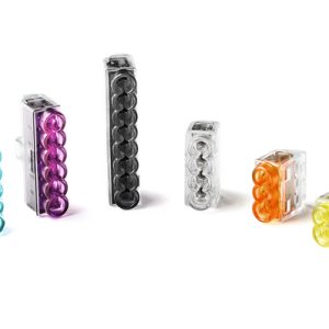 Push-in wire connector, 0.5 to 2.5 mm? solid wires / 1.0 to 2.5 mm? stranded wires, transparent, 1Pack