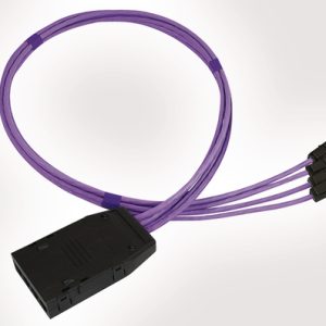 RapidNet 4 Port Category 6 Cassette to Keystone Jacks