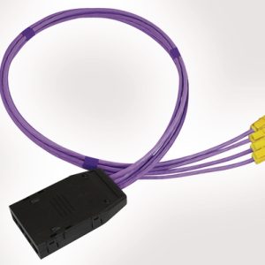 RapidNet 4 Port Category 6 Cassette to Keystone Jacks
