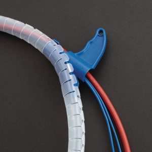 Slit cable cover, Dmax=21mm, -40 ?C to +85 ?C, natural, 25m
