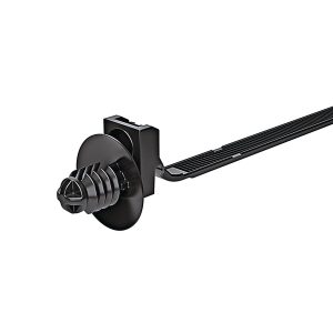 Fixing tie for hole (round), ⌀1.6-30mm, grey, 500pcs.