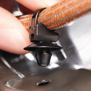 Fixing tie for hole (round), ?2.0-30.0mm, black, 500pcs.
