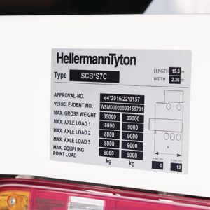 Label, durable/UV resistant, silver/transparent, thermal transfer print, 74.00x101.60mm, 250pcs.