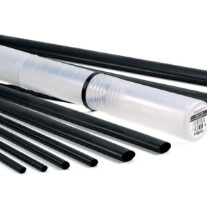 Heat shrinkable tubing set 4:1 black