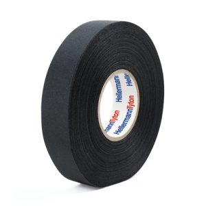 Wire harness tape L=25m, W=19mm, T=0.25mm, black, 1 pc.
