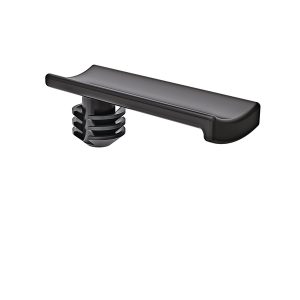 Bundling clip for hole (round), L=24.9mm, black, 25000pcs.