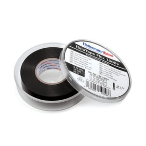 Electrical tape, L=6m, W=19mm, T=0.18mm, black, 10 pcs.