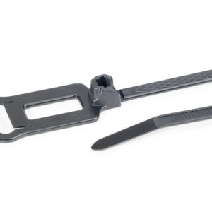 Fixing tie for stud, outside serrated, ⌀1.5-35.0mm, black, 500pcs.