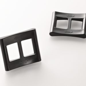 Cable tie not serrated, black, 50pcs.