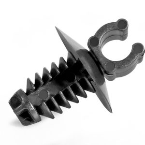 Cable clip for hole (round), ?7.0 mm, Dmax=5.0mm
