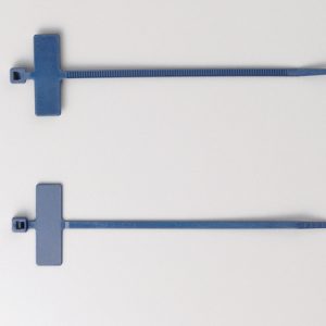Identification cable tie tamper-evident, 100x2.5mm, ⌀7-23mm, blue, 100pcs.