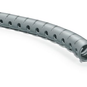 Slit cable cover, Dmax=28mm, -30 ⌀C to +90 ⌀C, grey, 20m