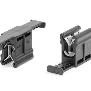 Bundling clip for edge, L=39.0mm, black, 500pcs.