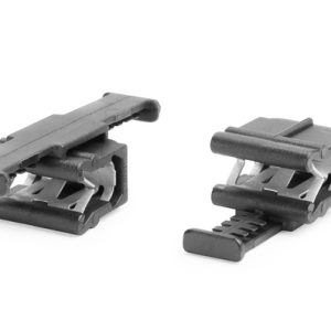 Bundling clip for edge, L=39.0mm, black, 500pcs.