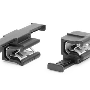 Bundling clip for edge, L=39.0mm, black, 500pcs.