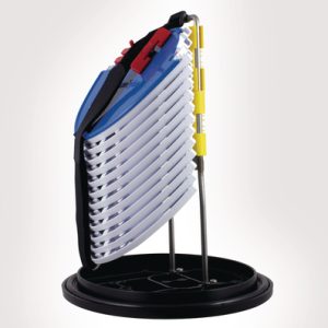 FDN 59 port A length tubed closure with 12 SMF SE-A moulded splice holder trays