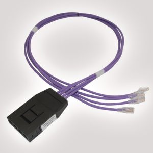 RapidNet 4 Port Category 6 Cassette to RJ45 Plug