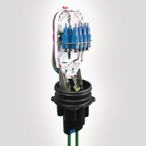 FST connectorised with 13 port base with 8 SC PC simplex adaptors