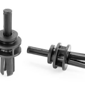 Cable tie mount for hole (round), ?17.5 mm, black, 250pcs.