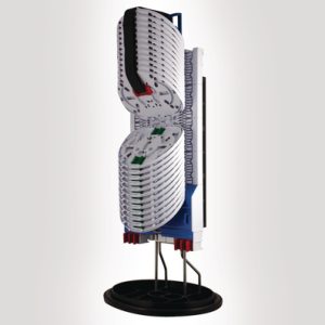 FDN 59 port B length IR closure with basket and 48 x SC-B-IR MKI moulded splice holder trays