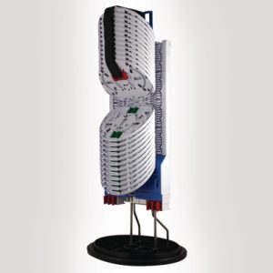 FDN 59 port B length IR closure with 48 x SC-B-IR MKII moulded splice holder trays