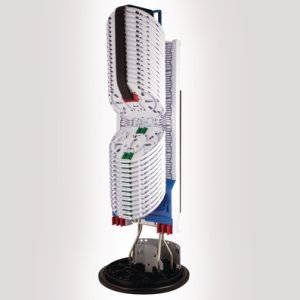 FML IR C length closure with basket with 60 x SC-B IR MKI Moulded Splice Holder Trays