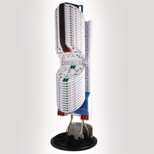 FML IR C length closure  with 60 x SC-B IR MKI Moulded Splice Holder Trays