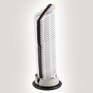 FML C length tubed closure with 36 SMF SE-B moulded splice holder trays