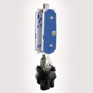 FRBU 9 port B length closure with 2 x Hellapon medium side hinged trays