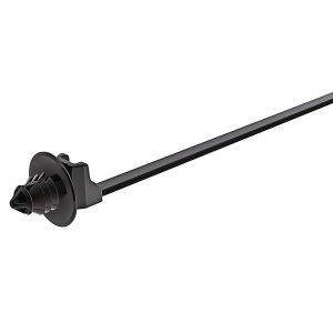 Fixing tie for hole (round), ⌀1.0-35.0mm, black, 500pcs.