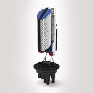 FML IR BC length closure with basket with 48 x SC-B IR MKI Moulded Splice Holder Trays