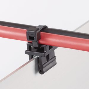 Cable tie mount, Wmax=5.2mm, black, 100pcs.