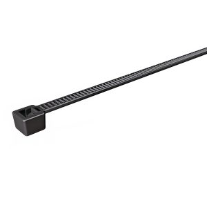Cable tie inside serrated, 198x3.5mm, ⌀1.5-50.0mm, black, 100Bag