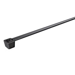 Cable tie inside serrated, 200.0x4.6mm, ⌀1.5-50.0mm, black, 100pcs.