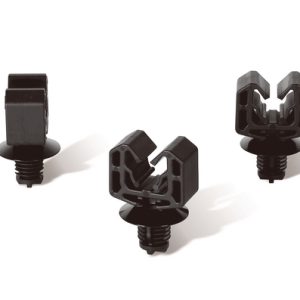 Cable clip for hole (round)/with pipe/tube holder