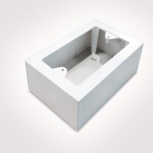 Wiring duct raceway system in self-extinguishing ABS