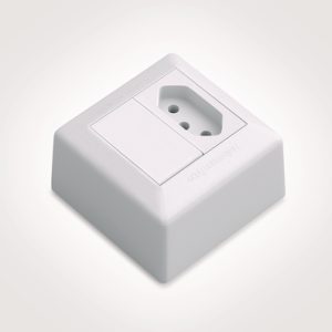 Wiring duct raceway system in self-extinguishing ABS