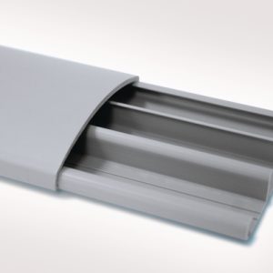 Wiring duct of wiring duct raceway system in self-extinguishing rigid PVC