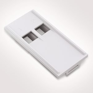 Accessory, Raceway, white, 1pc. (FPWAB2)