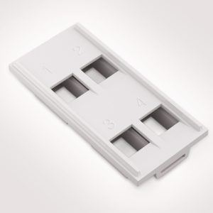 Accessory, Raceway, white, 1pc. (FPWAB4)