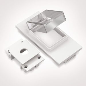 Accessory, Raceway, white, 1pc. (FPTB)