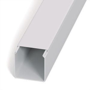 Wiring duct of air conditioning duct system in self-extinguishing rigid PVC