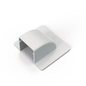 Accessorie of air conditioning duct system in self-extinguishing rigid PVC