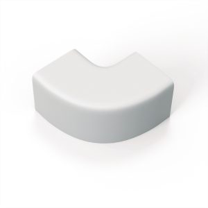 Accessorie of air conditioning duct system in self-extinguishing rigid PVC